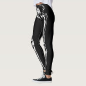 Spooky Skeleton Botten Halloween Leggings (Links)