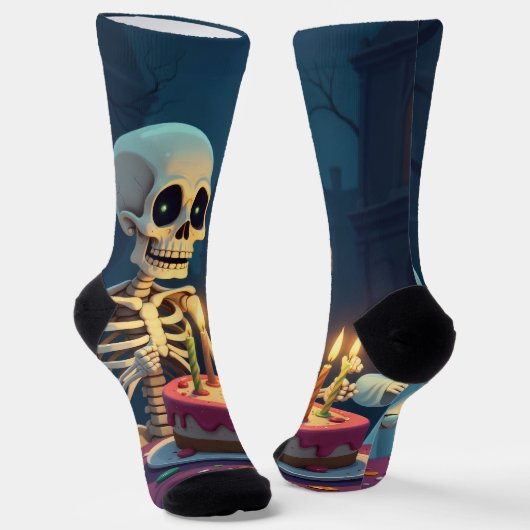 Spooky Skeleton Cake Cutting 🎃 | Virale verrassin Sokken (Gebogen)