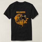 Spooky Skeleton Crew Halloween Party T-shirt (Design voorkant)