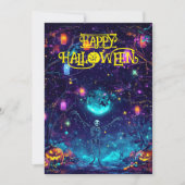 Spooky Skeleton Dance Kaart (Voorkant)