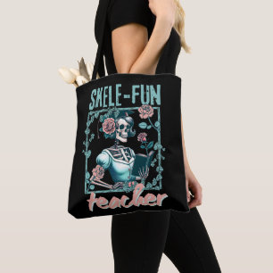 Spooky Skeleton Elementary School Teacher Tas