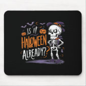 Spooky Skeleton Ghost is het al Halloween Muismat (Voorkant)