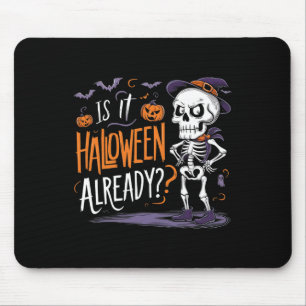 Spooky Skeleton Ghost is het al Halloween Muismat