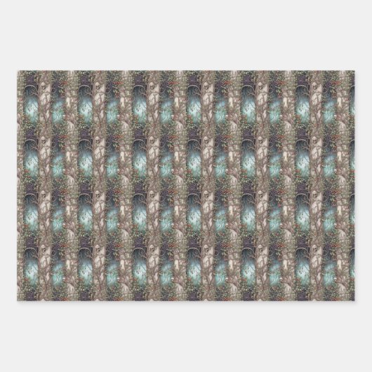 Spooky Skeleton Halloween Inpakpapier Vel (Voorkant 2)