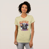 Spooky Skeleton Halloween Party T-shirt (Voorkant volledig)