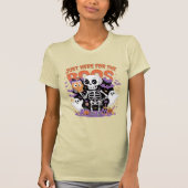 Spooky Skeleton Halloween Party T-shirt (Voorkant)