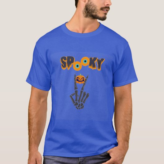 Spooky Skeleton Hand Halloween T-shirt (Voorkant)
