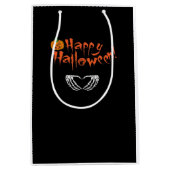 Spooky Skeleton Hands. Fijne Halloween. Medium Cadeauzakje (Voorkant)