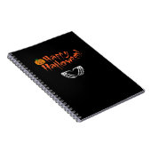 Spooky Skeleton Hands. Fijne Halloween. Notitieboek (Rechterzijde)