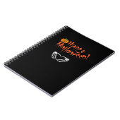 Spooky Skeleton Hands. Fijne Halloween. Notitieboek (Linkerzijde)