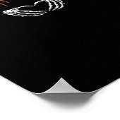 Spooky Skeleton Hands. Fijne Halloween. Poster (Hoek)