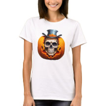 Spooky Skeleton Pumpkin Top Hat Botten Halloween