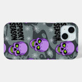 Spooky Skeleton Skull Halloween iPhone / iPad hoes (Achterkant (horizontaal))