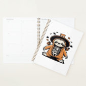 Spooky skeleton sloth trick or treating Classic T- Planner (Display)
