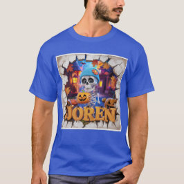 Spooky Skeleton Smiles: Joren's Halloween T-shirt