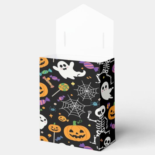 Spooky Skeletons For Halloween Bedankdoosjes (Geopend)