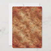 Spooky skeletten dansen - Halloween Party Kaart (Achterkant)