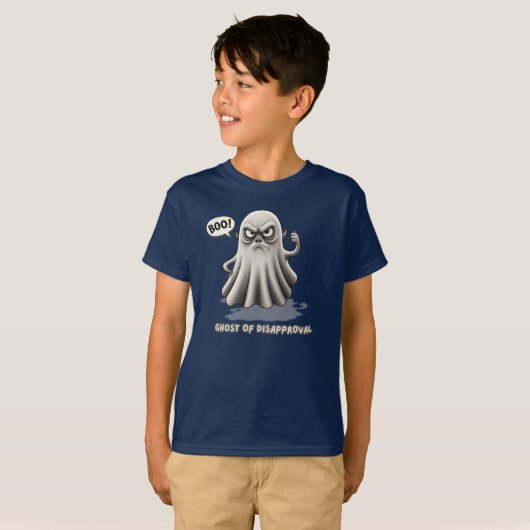 Spooky Skeptic: spook van afkeuring T-shirt (Voorkant volledig)