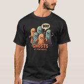 Spooky Skeptics: Ghost of Disapproval T-shirt (Voorkant)