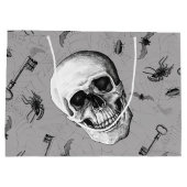 Spooky Skull en Bugs Halloween Groot Cadeauzakje (Achterkant)