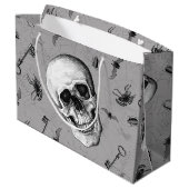 Spooky Skull en Bugs Halloween Groot Cadeauzakje (Achterkant Gekanteld)