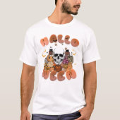 Spooky Skull Halloween Custom T-shirt (Voorkant)