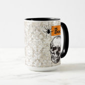 Spooky Skull Halloween Mok (Voorkant rechts)