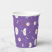 Spooky Skull Halloween Paper Cup – Haunted Party D Papieren Bekers (Rechts)