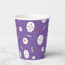 Spooky Skull Halloween Paper Cup – Haunted Party D Papieren Bekers