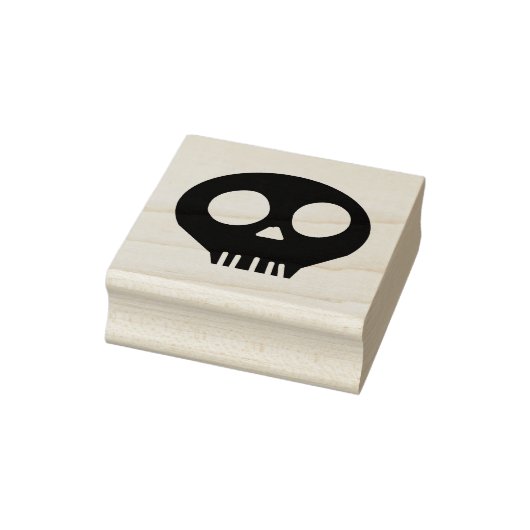 Spooky Skull Rubber Stamp Rubberstempel (Stempel)