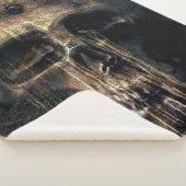 SPOOKY SKULL SHERPA DEKEN (3/4)