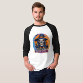 Spooky Skull Witch Halloween Art-88888 T-shirt (Voorkant volledig)