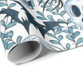 Spooky Skulls Halloween inpakpapier (Rol Hoek)