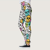 Spooky Skulls Halloween Leggings (Links)
