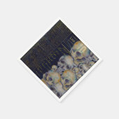  Spooky Skulls Halloween Servet (Hoek)