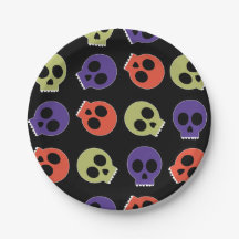 Spooky Skulls Happy Halloween