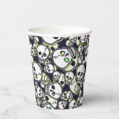 Spooky Skulls Papieren Bekers (Links)