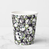 Spooky Skulls Papieren Bekers (Voorkant)