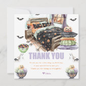 Spooky Sleepover Bedankkaart (Voorkant)