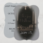 Spooky Sleepy Hollow 5 "x 7" Uitnodigingen (Voorkant / Achterkant)