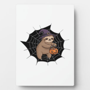 Spooky Sloth Halloween Fun - Schattigee Trick-or-T Fotoplaat