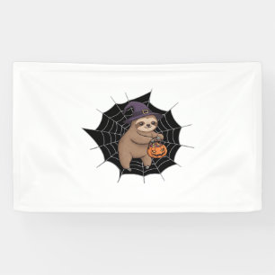 Spooky Sloth Halloween Fun - Schattigee Trick-or-T Spandoek