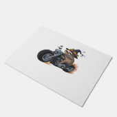 Spooky Sloth Motorcycle Ride Halloween Biker Fun C Deurmat (Schuin)