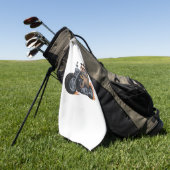 Spooky Sloth Motorcycle Ride Halloween Biker Fun C Golfhanddoek (Groen)