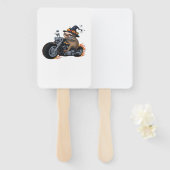 Spooky Sloth Motorcycle Ride Halloween Biker Fun C Handwaaier (Voorkant en achterkant)