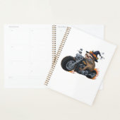 Spooky Sloth Motorcycle Ride Halloween Biker Fun C Planner (Display)