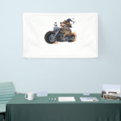 Spooky Sloth Motorcycle Ride Halloween Biker Fun C Spandoek (Beurs)