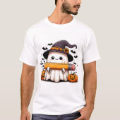 Spooky Smart: Teacher Ghost T-shirt (Voorkant)