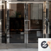 Spooky Smile Raamsticker (Kantoordeur)