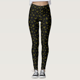 Spooky Smiles Gezichten Halloween Kostuum Leggings